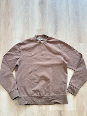Zara Men's Brown Crewneck Sweater
